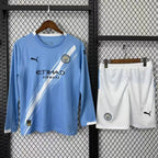 Ensemble 25/26 Manchester City Domicile Adult  Manches Longues