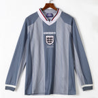 1996 Maillot  Angleterre Extérieur Retro Manches Longues