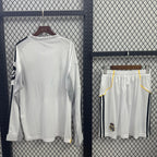 Ensemble 25/26 Real Madridl Domicile Adult  Manches Longues