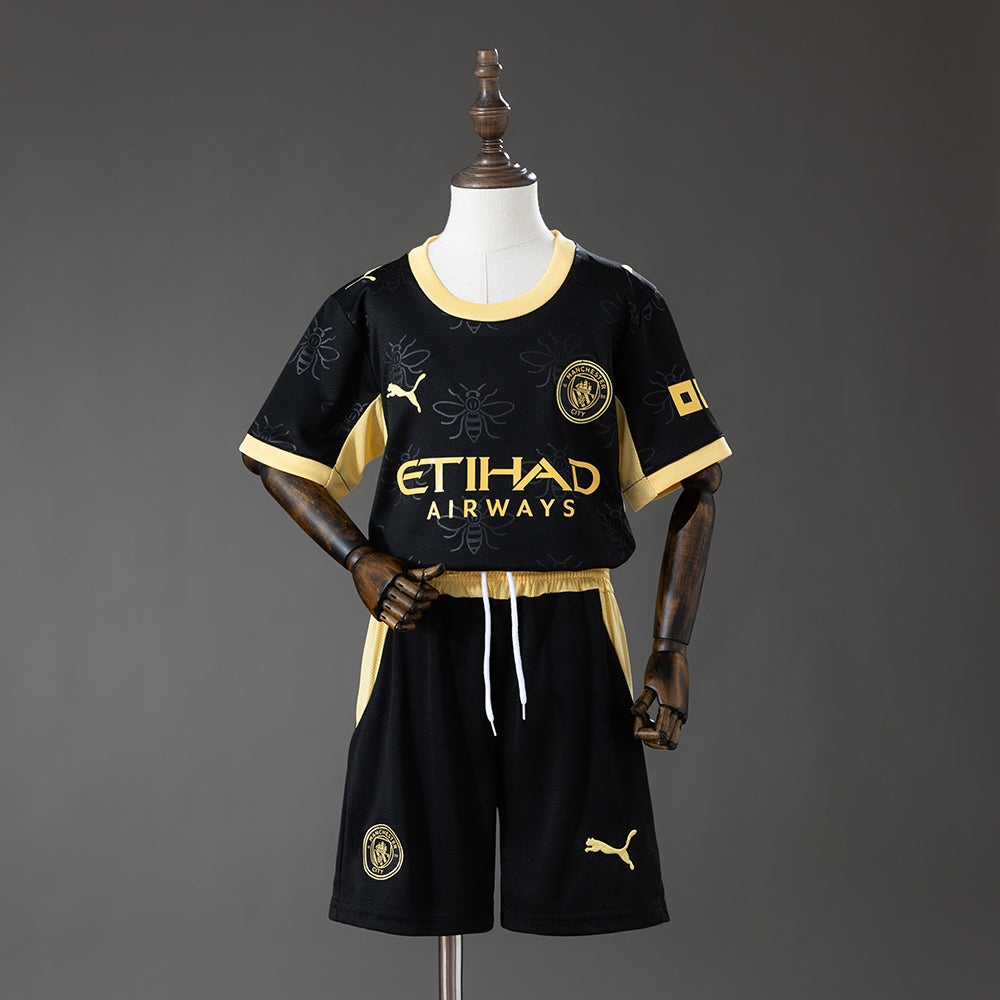 Ensemble Enfant 26/27 Manchester City (Domicile-Extérieur-Third)