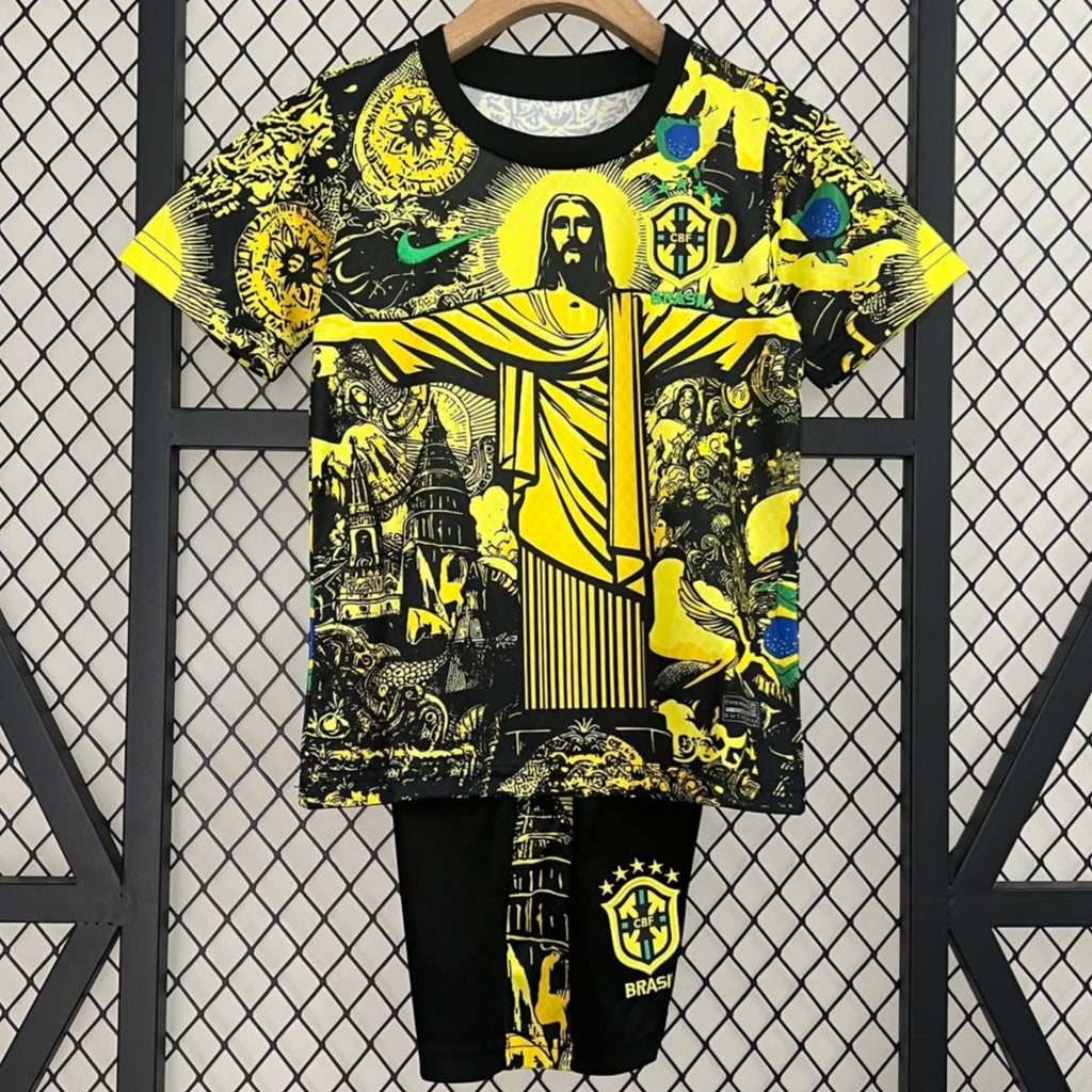 24/25 Ensemble Enfant Brésil Jaune Spécial