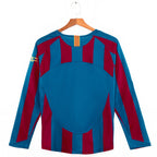 2005-2006 Maillot Barcelone Domicile Rétro  Manches Longues