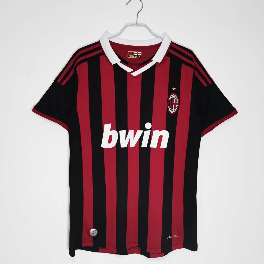 2009- 2010 Maillot AC Milan Domicile Rétro