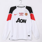 2010-2011 Manchester United Extérieur maillot Retro Manches Longues