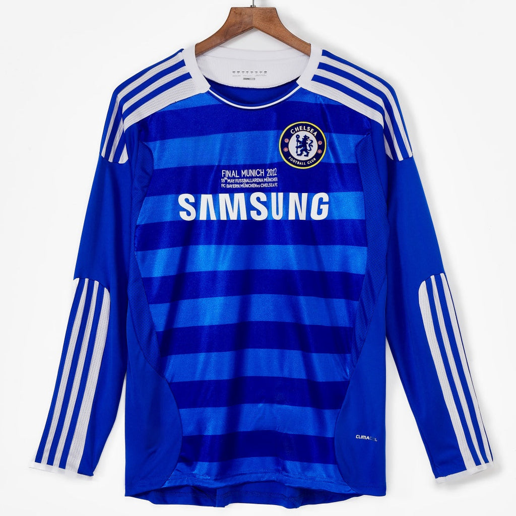 2011-2012 Chelsea Domicile maillot Retro Manches Longues