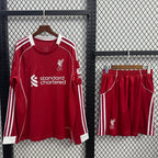 Ensemble 25/26 Liverpool Domicile Adult  Manches Longues