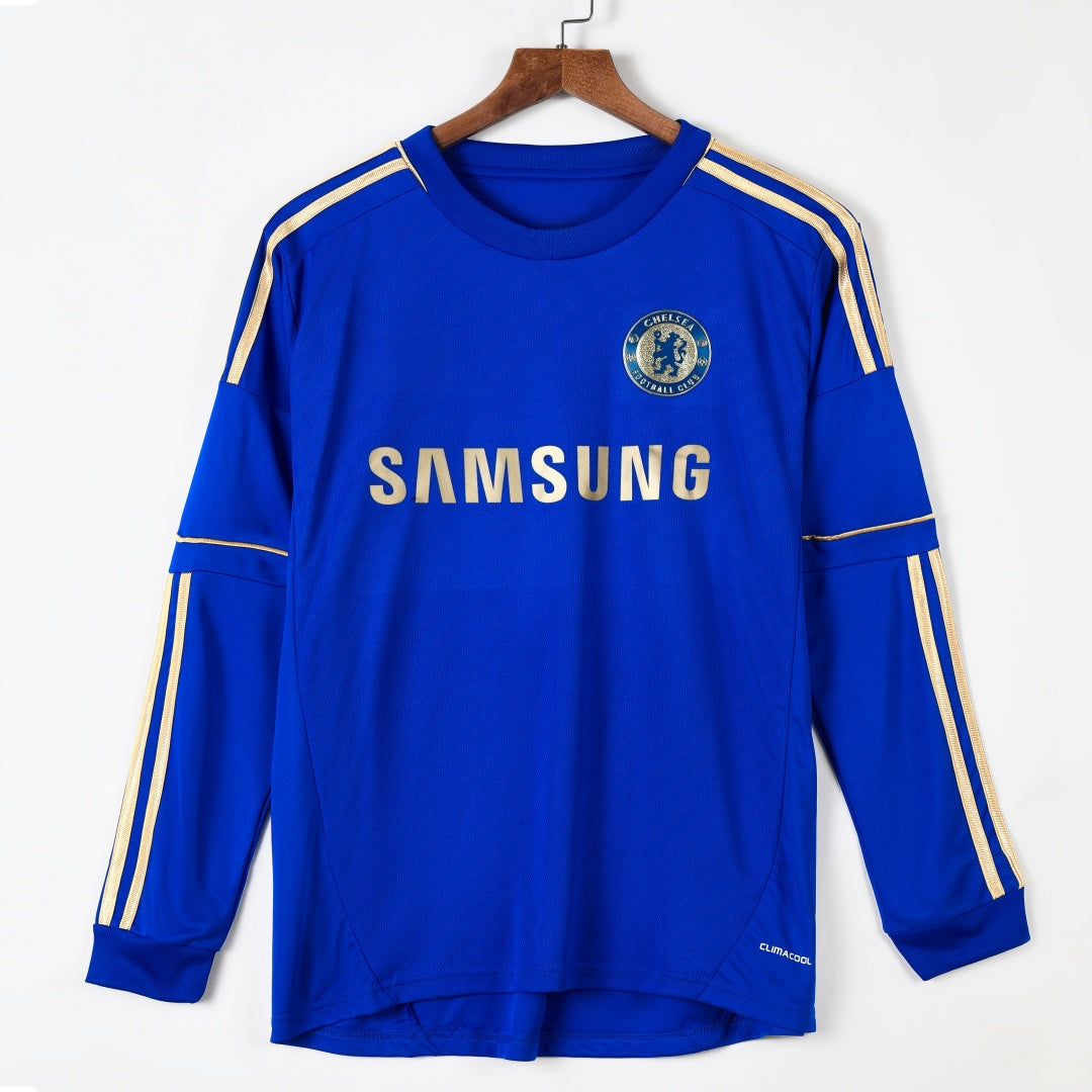 2012-2013 Chelsea Domicile maillot Retro Manches Longues