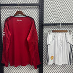 Ensemble 25/26 Manchester United Domicile Adult  Manches Longues