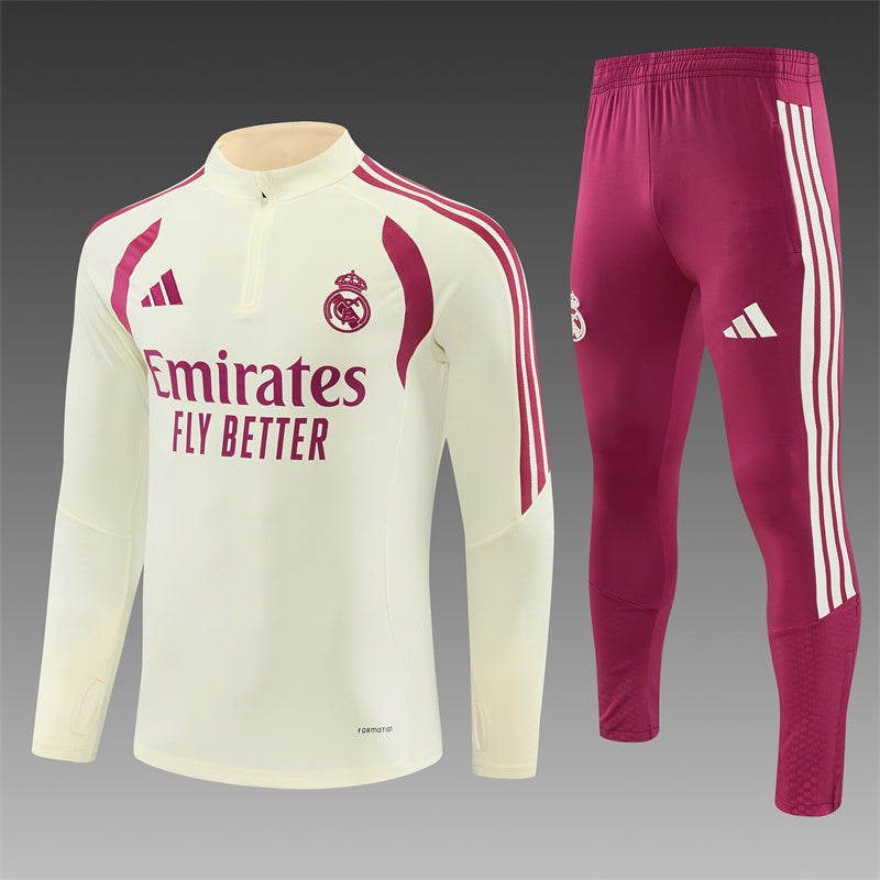 Ensemble 26/27 Real Madrid Crème/Framboise