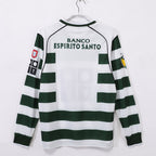 2001-2003 Maillot Retro Sporting CP Domicile Manches Longues