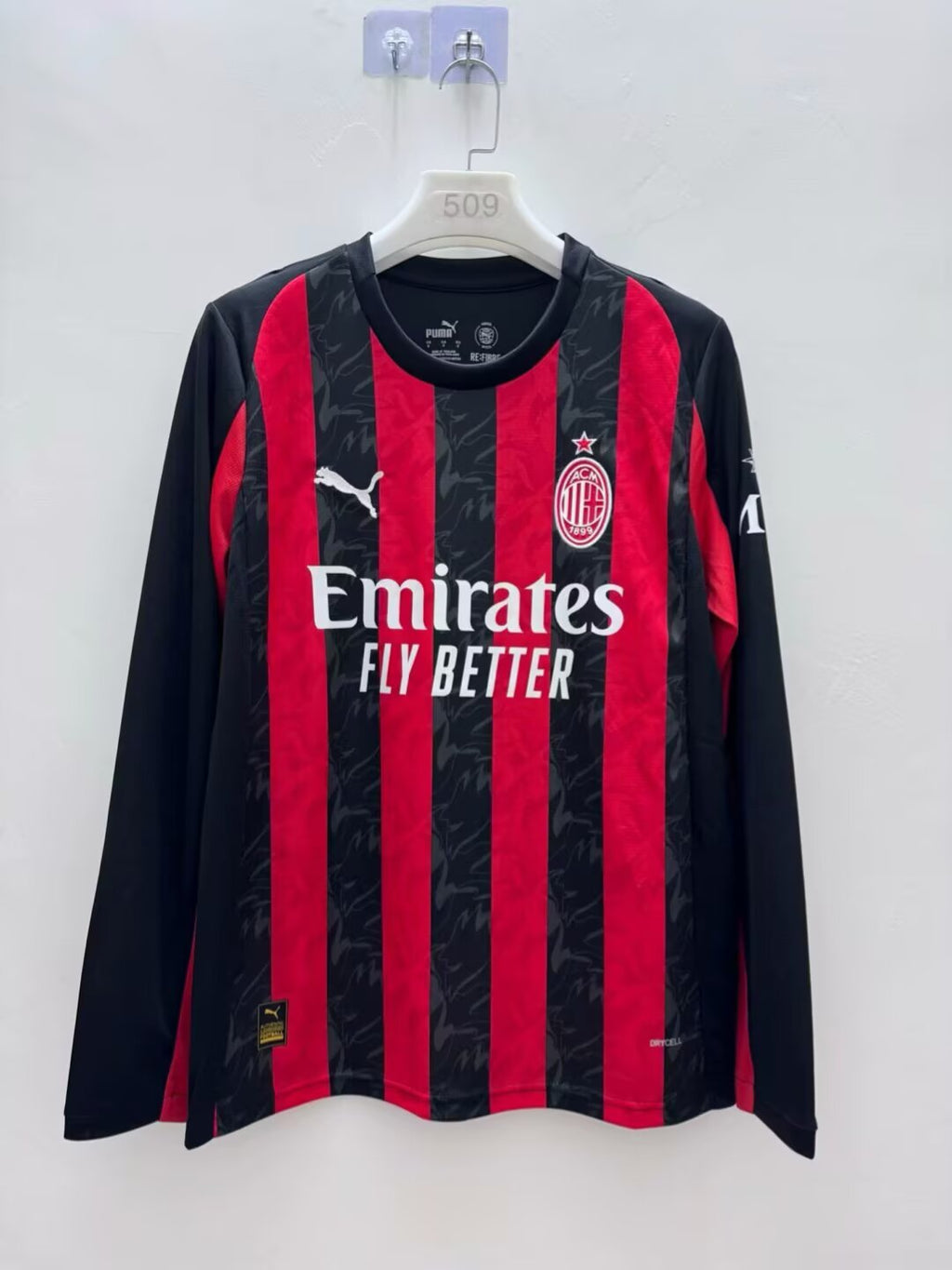 Maillot 25/26 AC Milan Manches Longues