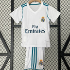 2017-2018 Ensemble Enfant Real Madrid Domicile Rétro