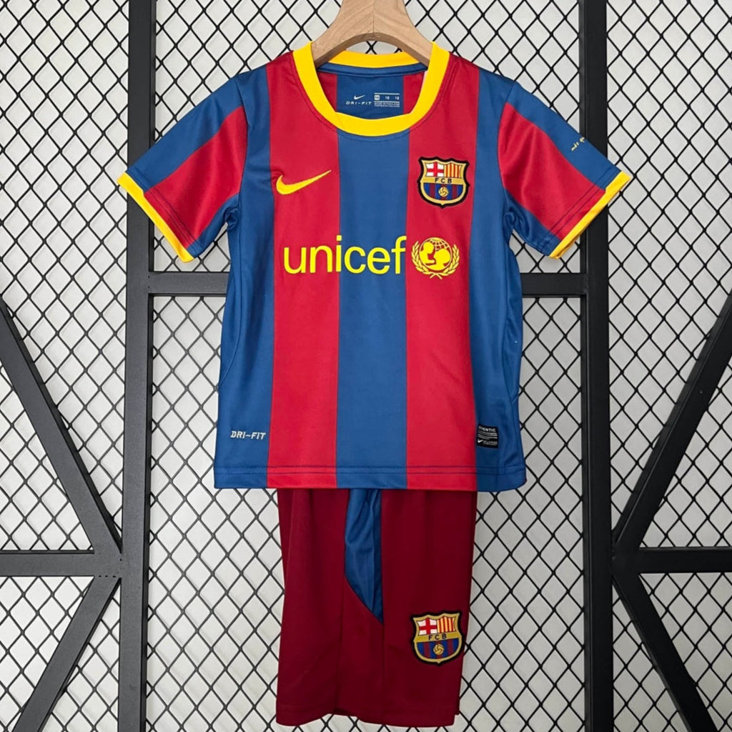 2010-2011 Ensemble Enfant Barcelone Domicile Rétro