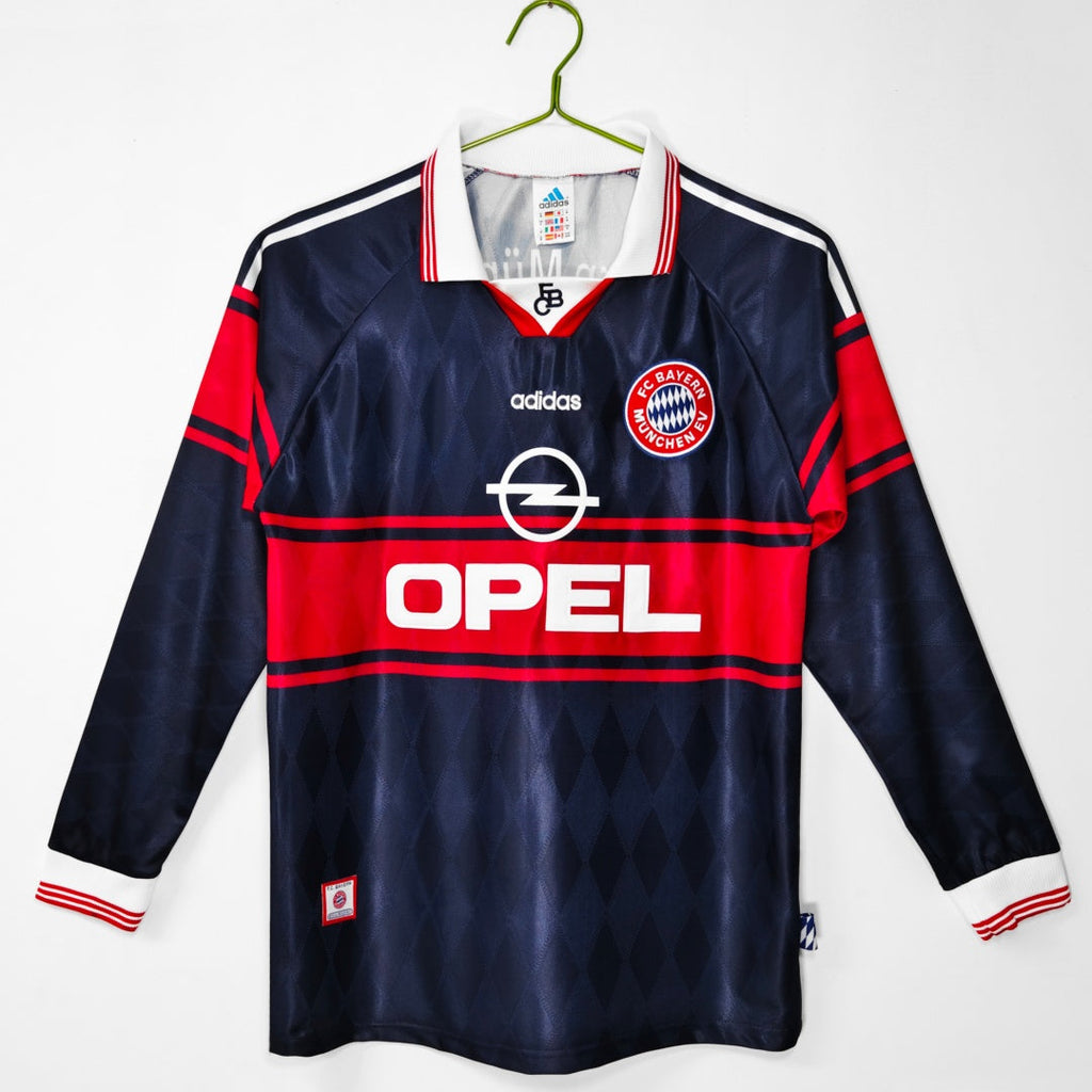 1997-1999 Maillot Retro Bayern Munich  Domicile Manches Longues