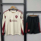 Ensemble 25/26 Liverpool Extérieur Adult  Manches Longues