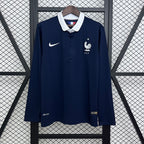 Maillot 2014 France Domicile Retro Manches Longues