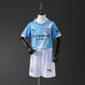 Ensemble Enfant 25/26 Manchester City (Domicile-Extérieur-Third)