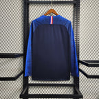 Maillot 2018 France Domicile Retro Manches Longues